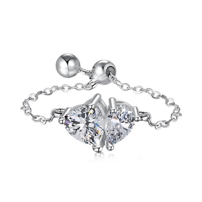 Sterling Silver Prism Fashion Ring - All-match Design