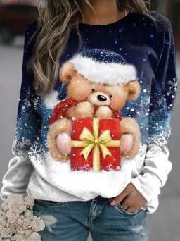 2023 Women's Korean Style Loose Fashion Sweatshirt